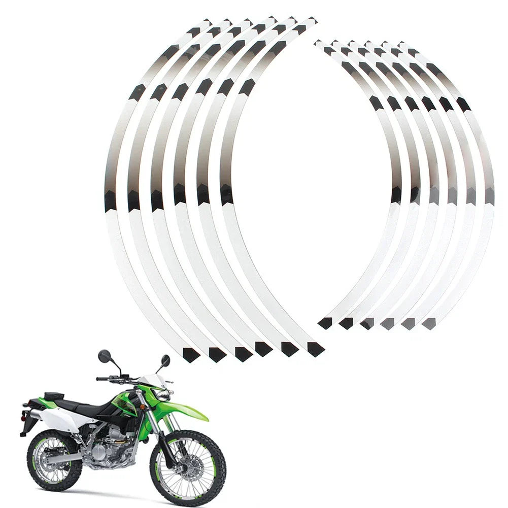 19" Rim Wheel Stickers White for Honda CRF 450R 2002-2021, CRF 250R 2003-2021