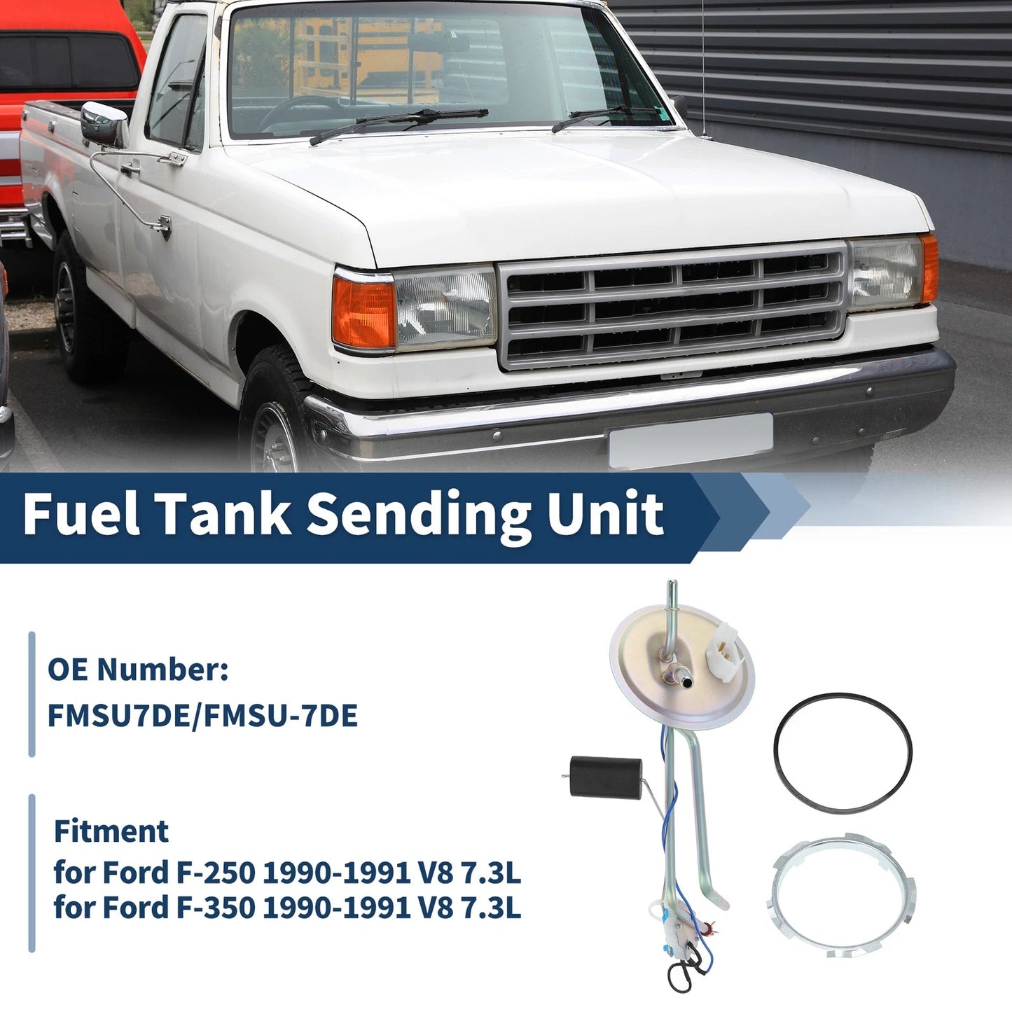 Fuel Pump Tank Sending Unit for Ford F-250 F-350 (1990–1991) No.FMSU-7DE
