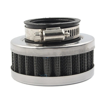 38mm Stainless Steel Air Intake Filter Cleaner w/ Clamp for Motorcycle Scooter