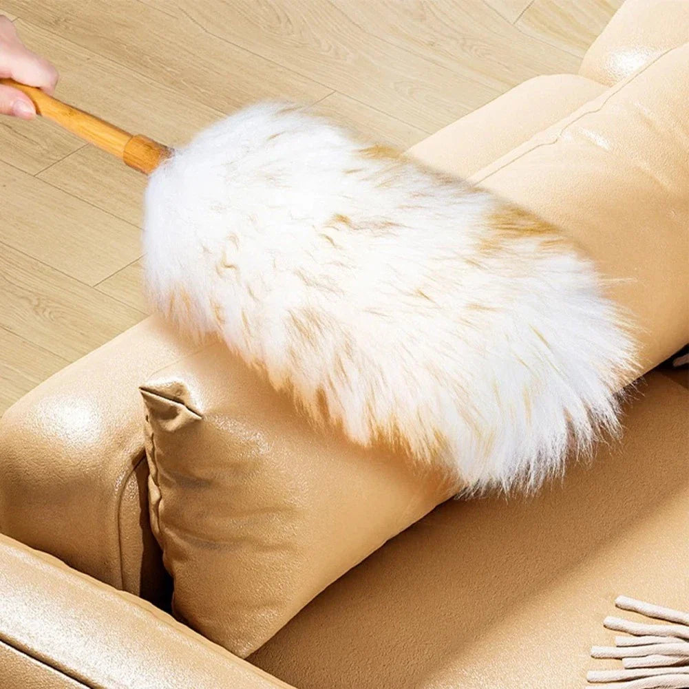 Wool Duster Lambswool for Car & Household Cleaning Tool