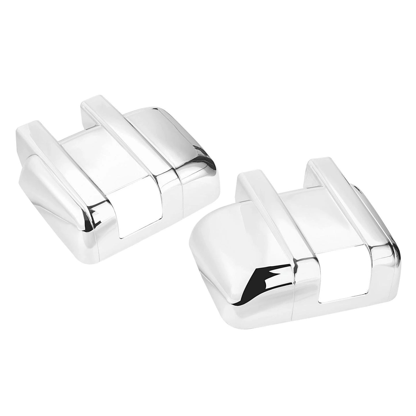 Chrome ABS Side Door Mirror Covers for Ford F250 F350 F450 (2008–2016)