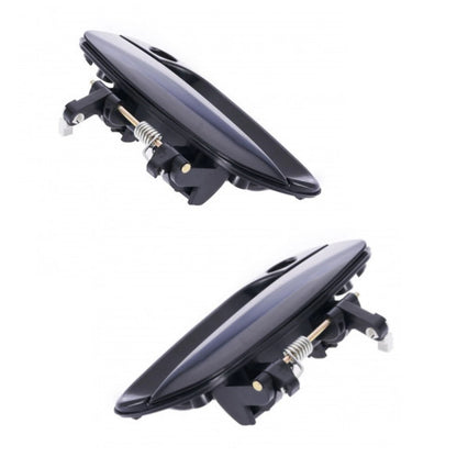 Set of 2 Outer Door Handles for Hyundai Elantra (2001–2006) Black