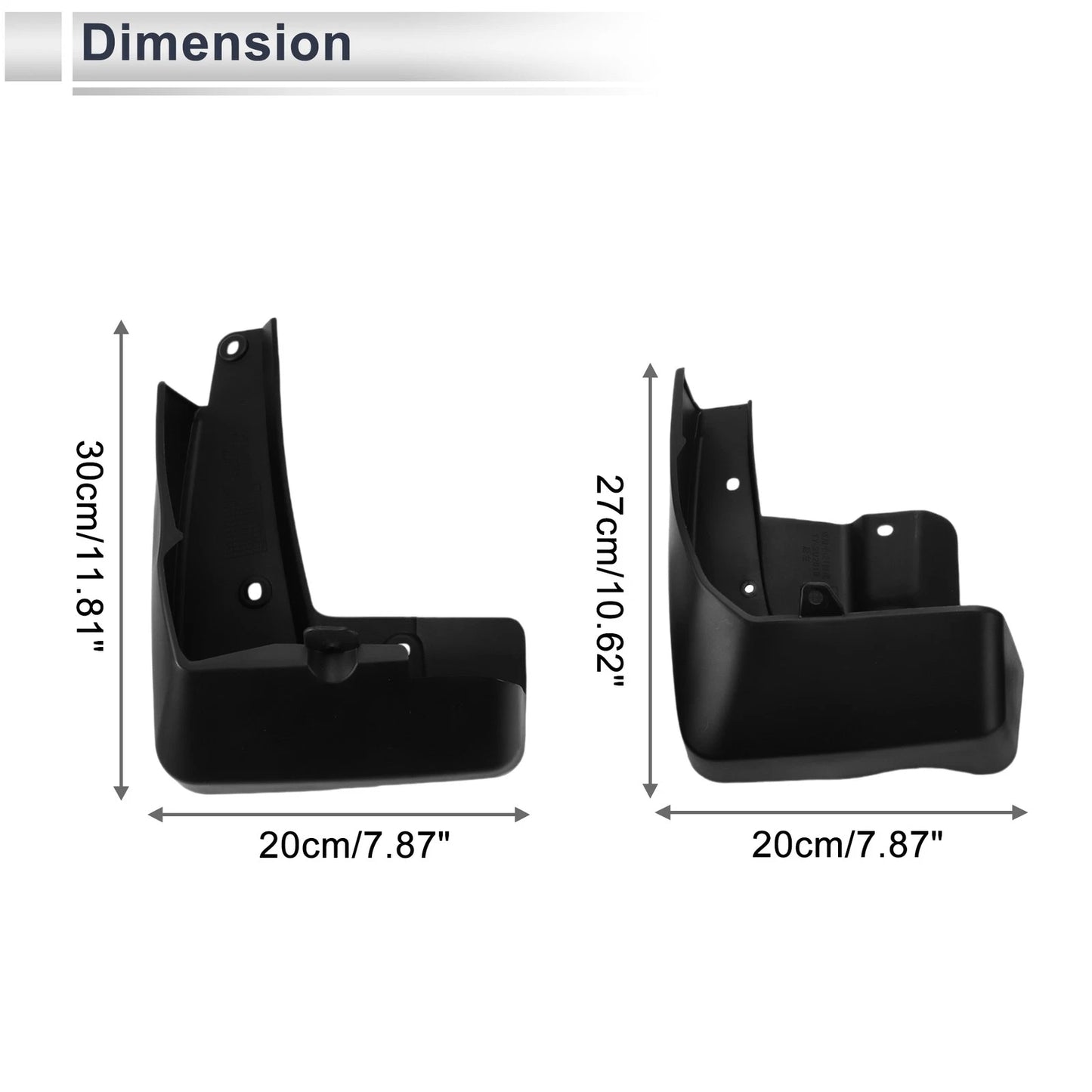 Set of 2 Mud Flaps Splash Guards for Subaru Outback (2021–2022)