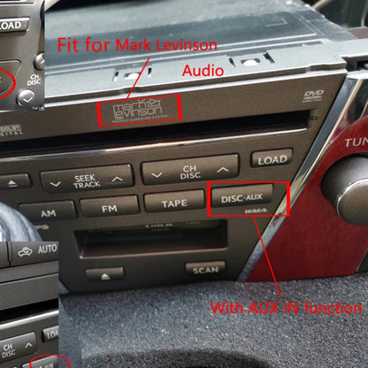 6Pin Bluetooth AUX Cable for Lexus IS300 ES350 LX570 Toyota Crown