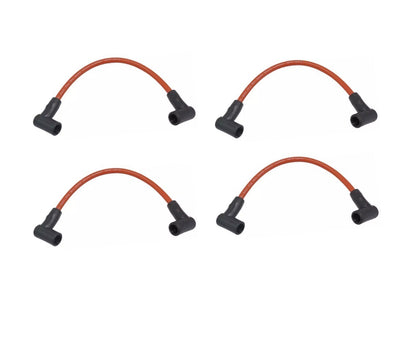 Set of 4 Spark Plug Lead Wires for Johnson Evinrude Outboard (12")