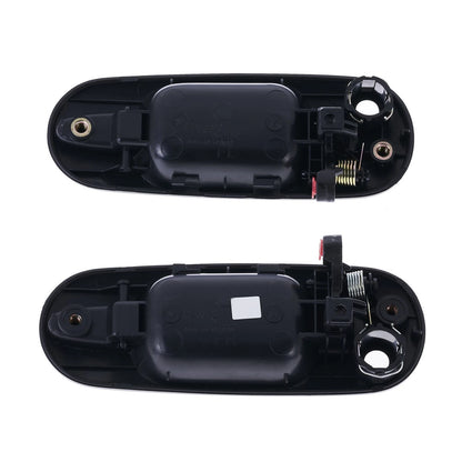 Set of 4 Door Handles for Honda CR-V (1997–2001) Black