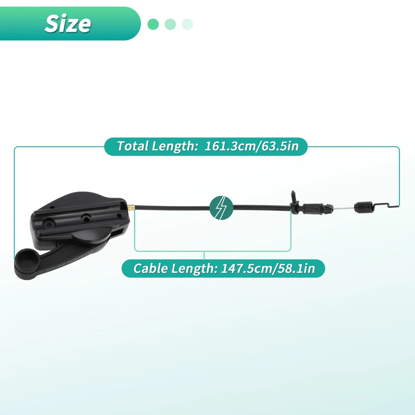 Throttle Control Cable for Poulan Craftsman 56DHS 56HS (145755/184588)
