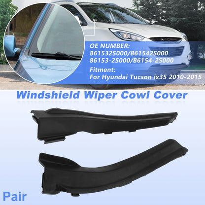 Set of 2 Windshield Cowl Replacements for Hyundai Tucson ix35 (2010–2015) 861532S000