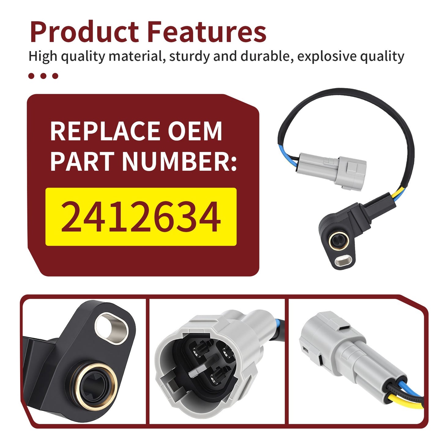 Throttle Position Sensor for Polaris Sportsman 1000, 850 XP (2014–2023)