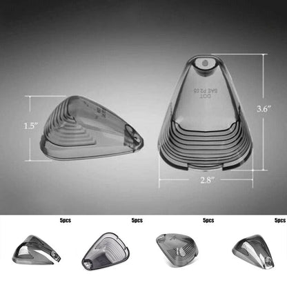 Roof Running Lens Marker Light Cover for Ford F-250 F-350 Super Duty