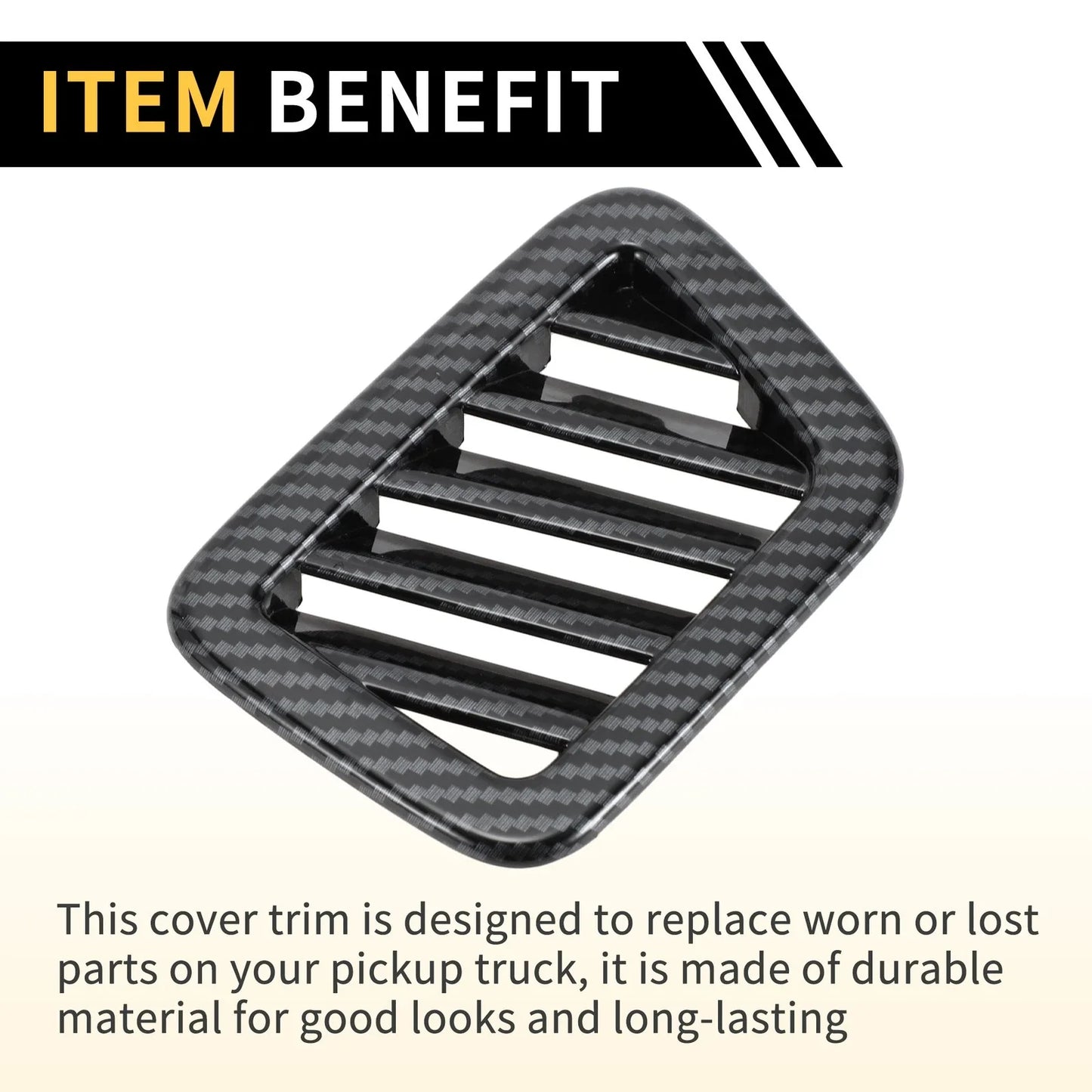 Dashboard Air Vent AC Outlet Cover for Chevy Colorado (2023-2024) Carbon Fiber