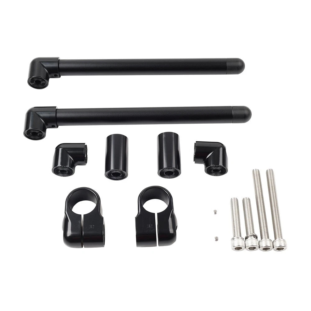 51MM Cafe Racer Clip-On Handlebar for Universal Motorcycles (7/8")