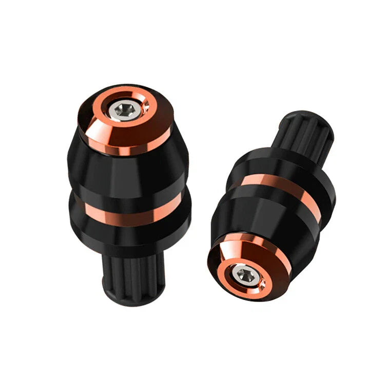 22mm 7/8" Motorcycle Handlebar Grips Bar End Slider Caps - Universal