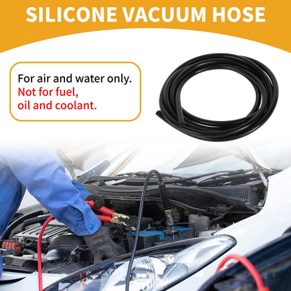 Silicone Vacuum Tubing Hose 1/16" ID 2mm (5.5FT) for Air and Water
