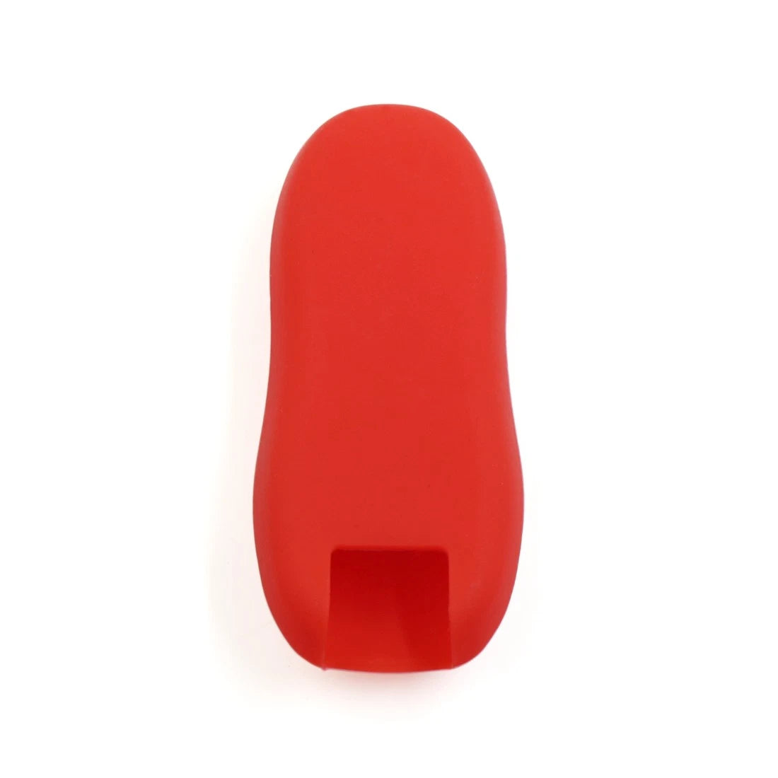 Red Silicone Key Fob Case Cover for Porsche Macan Panamera Cayenne (2014–2023)