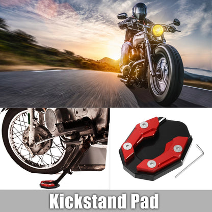 Set of 1 Aluminum Alloy Kickstand Plate Pad for Honda