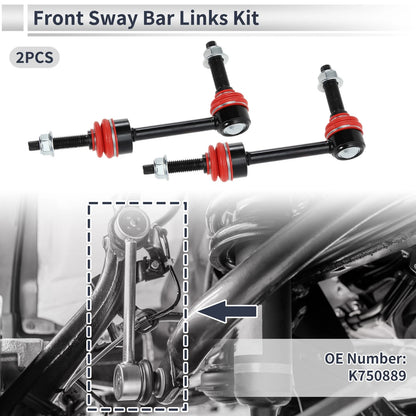 Set of 2 Front Stabilizer Bar Links for Dodge Ram 2500 (2014–2022) No.K750889