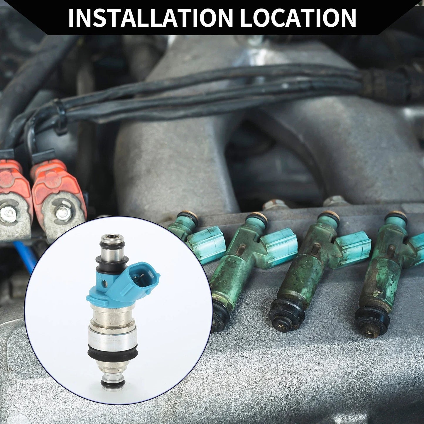 Fuel Injector for Toyota Avalon XL, XLS 1997-1999 3.0L Blue 1 x Unit