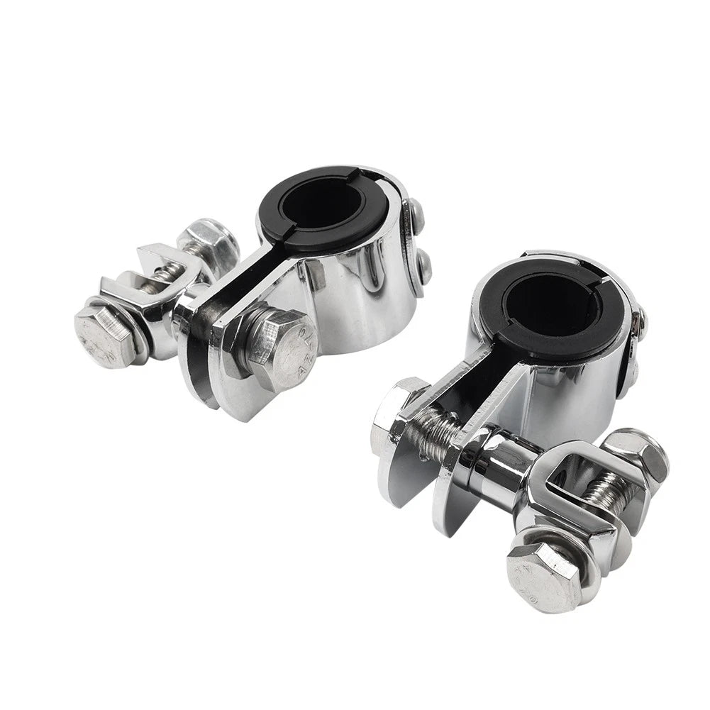 Handlebar Top Bar Riser Clamps for Harley Sportster XL883 XL1200 Dyna FX (2004–2023)