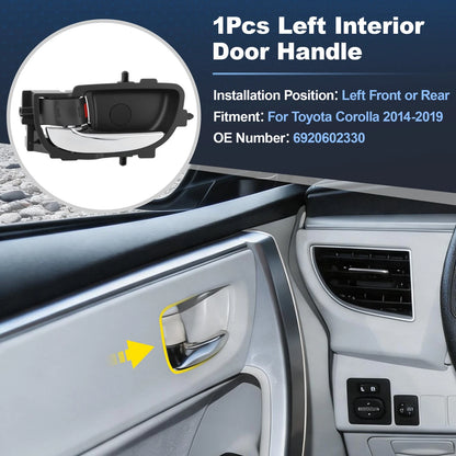 Interior Door Handle Left Front/Rear for Toyota Corolla (2014–2019) 6920602330