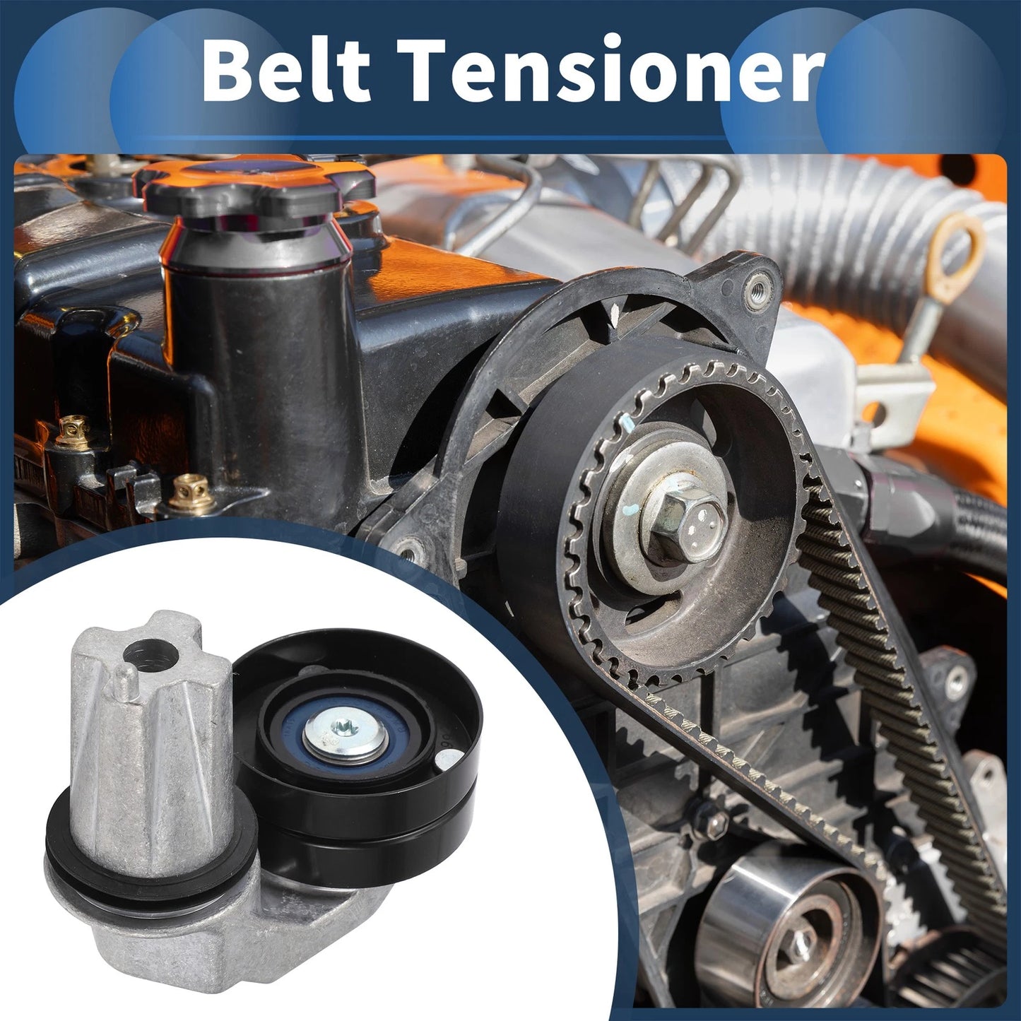 Belt Tensioner for Land Rover Discovery (2004–2018) No.PQH500130 Metal