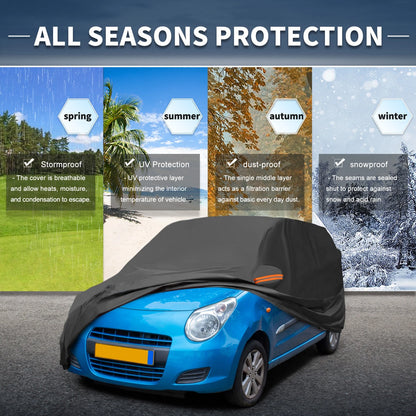 Waterproof Car Cover for Suzuki Alto (with Zipper)