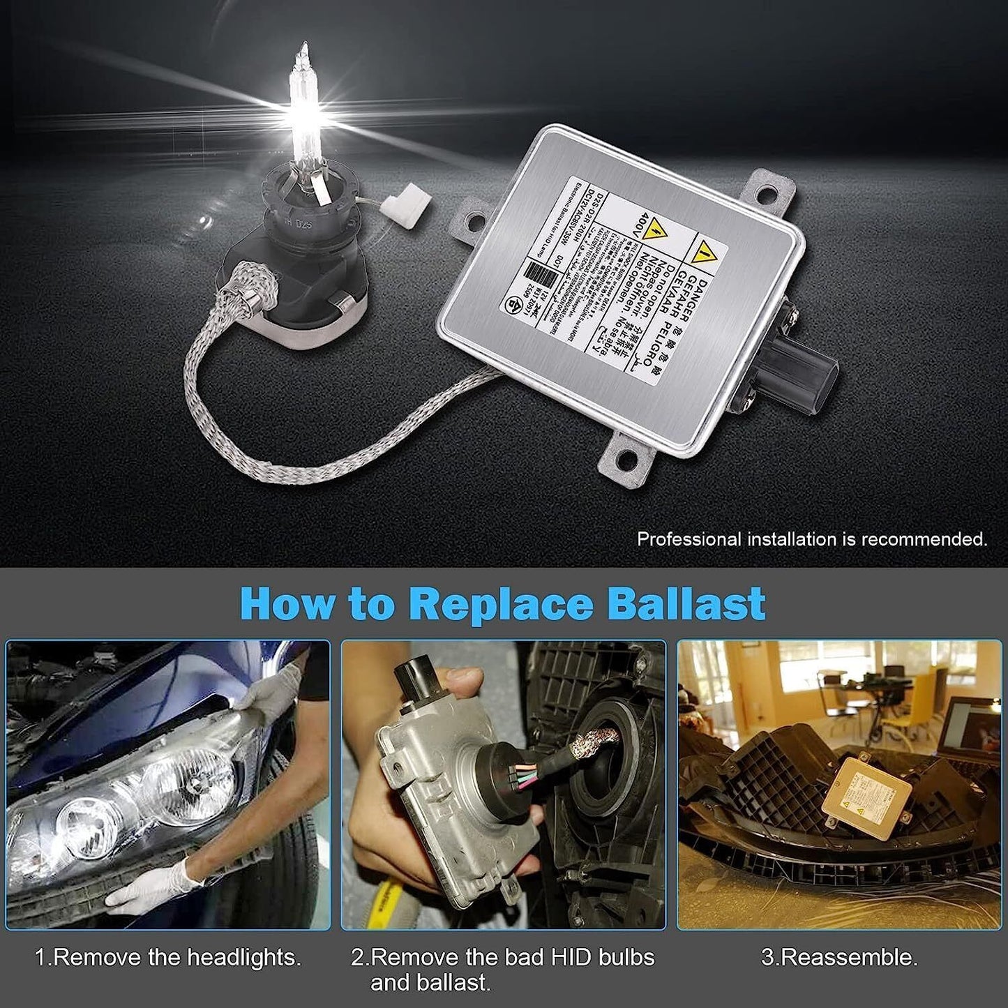 HID Xenon Ballast Igniter for Acura TL/TL-S (2006–2008)