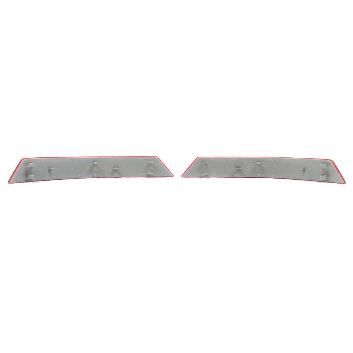 Set of 2 Rear Bumper Reflector Light Lens for Mercedes-Benz W164 ML320 ML350 ML550