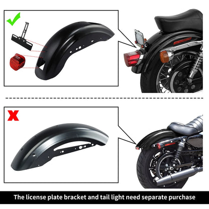 Rear Fender for Harley Sportster XL 883 1200 Low Custom Roadster (2007-2009)