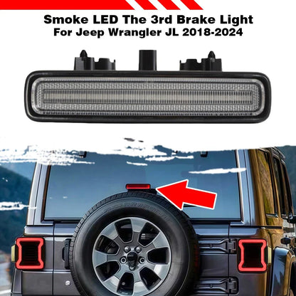 1x Red LED The 3rd Third Center Brake Light for Jeep Wrangler JL (2018–2024)