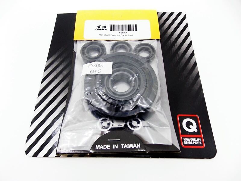 Set of 6 Engine Oil Seals for Honda FT500 Ascot (1982–1983)