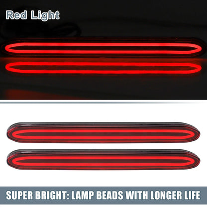 Rear Bumper Reflector Light for Honda Odyssey (2007-2013) - Red 2 x Lights