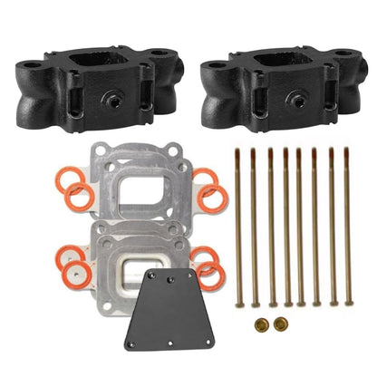 Exhaust Riser Spacer Kit for Mercruiser V6 V8 (3")
