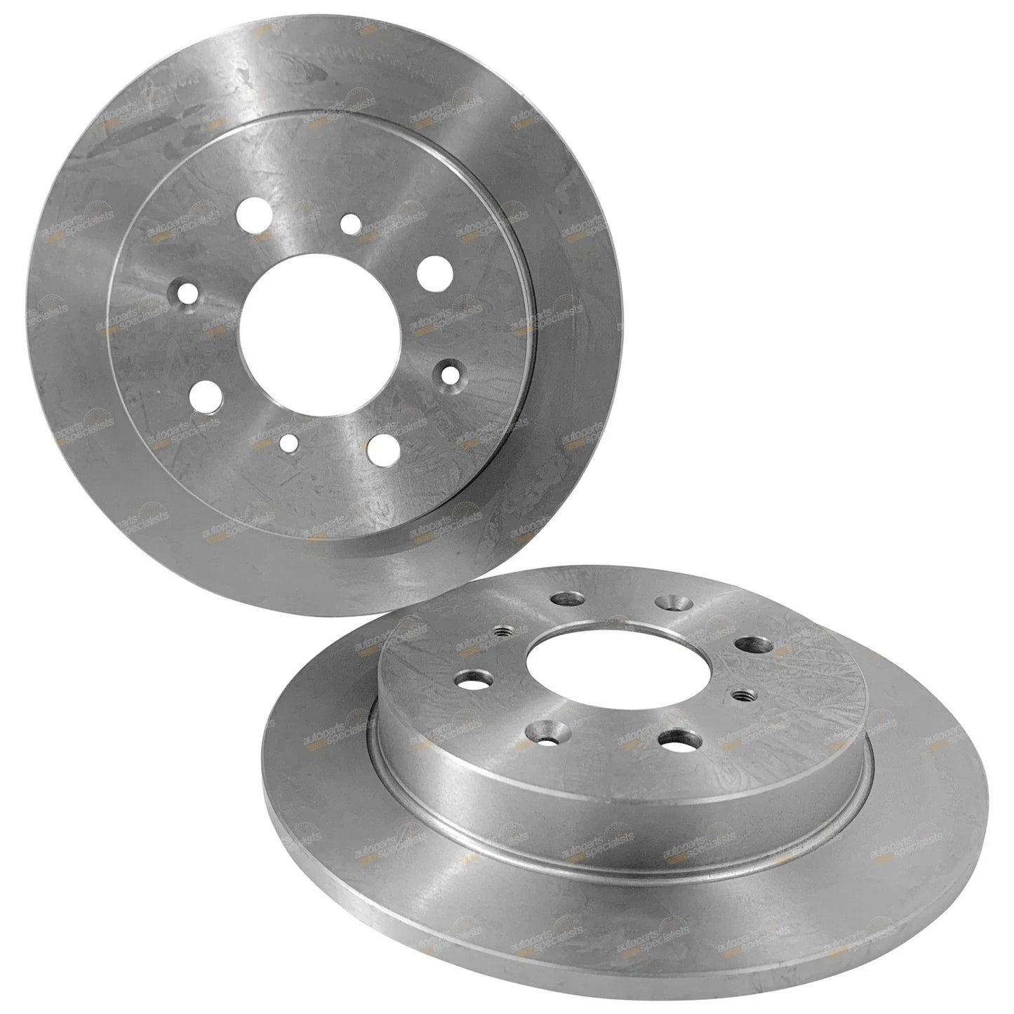 Rear Disc Rotors Pair 4 cyl 1.6L for Honda Civic EH Sedan (1991-1993)