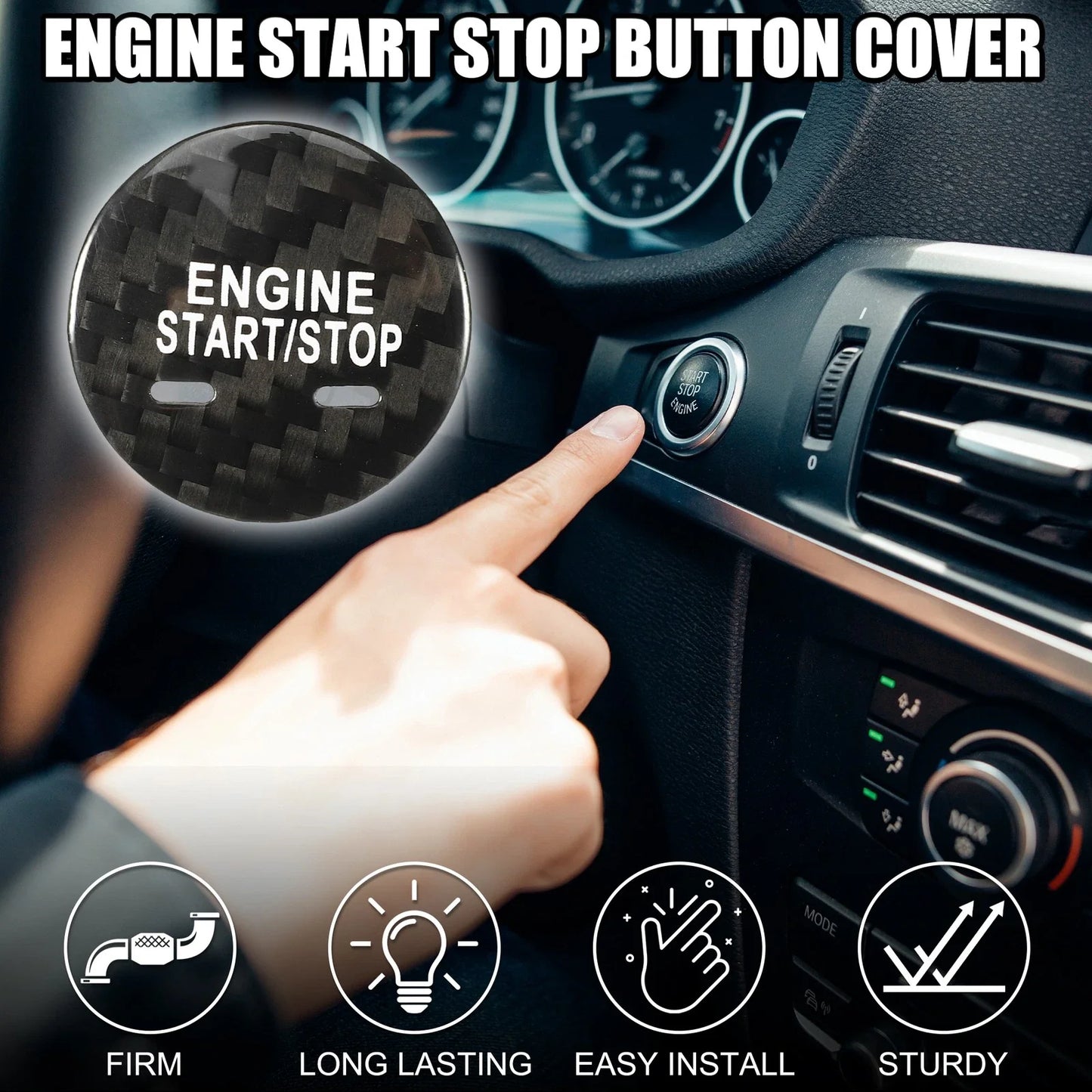 Engine Start Stop Button Cover for Chevrolet (2015-2023)