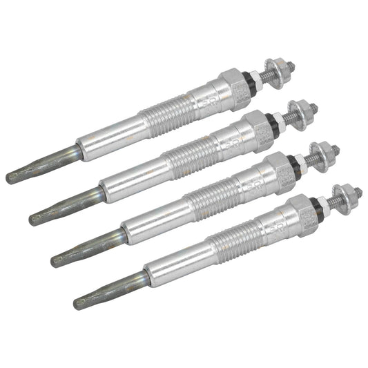 Set of 4 Glow Plugs for Toyota Hilux (1999–2005)