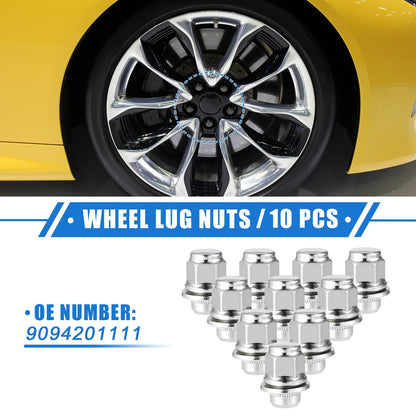 10X Wheel Lug Nuts for Lexus LS460 LC500 (2007–2021) M12x1.5