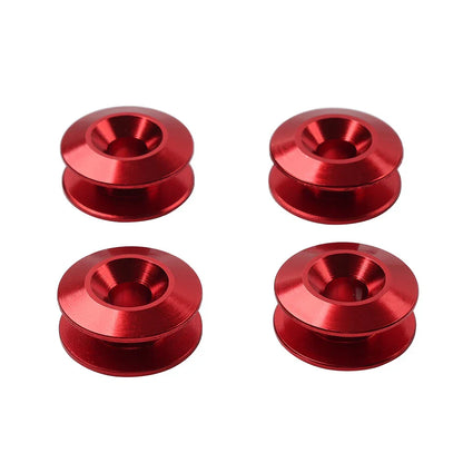 4PCS Red Quick Release Bumper Holder Clips for Trunk Hatch Lid