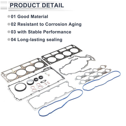 Gen 3 LS Head Gasket Kit for GM Chevy LS1 LS6 LQ4 LQ9 4.8L 5.3L 5.7L (2000-2006)