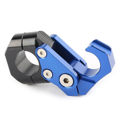 22MM 7/8" CNC Scooter Handlebar Hook for Helmet Luggage Bag - Blue