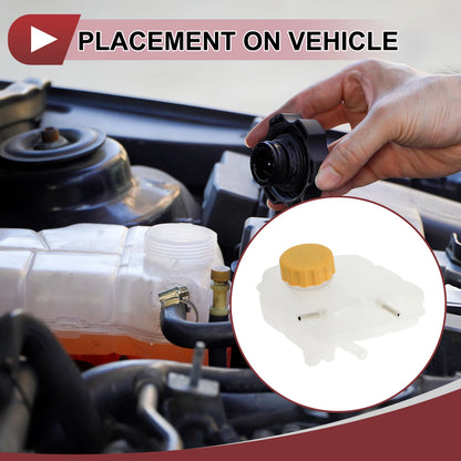 Coolant Expansion Overflow Tank with Cap No. 96591467 for Chevrolet Matiz (–)