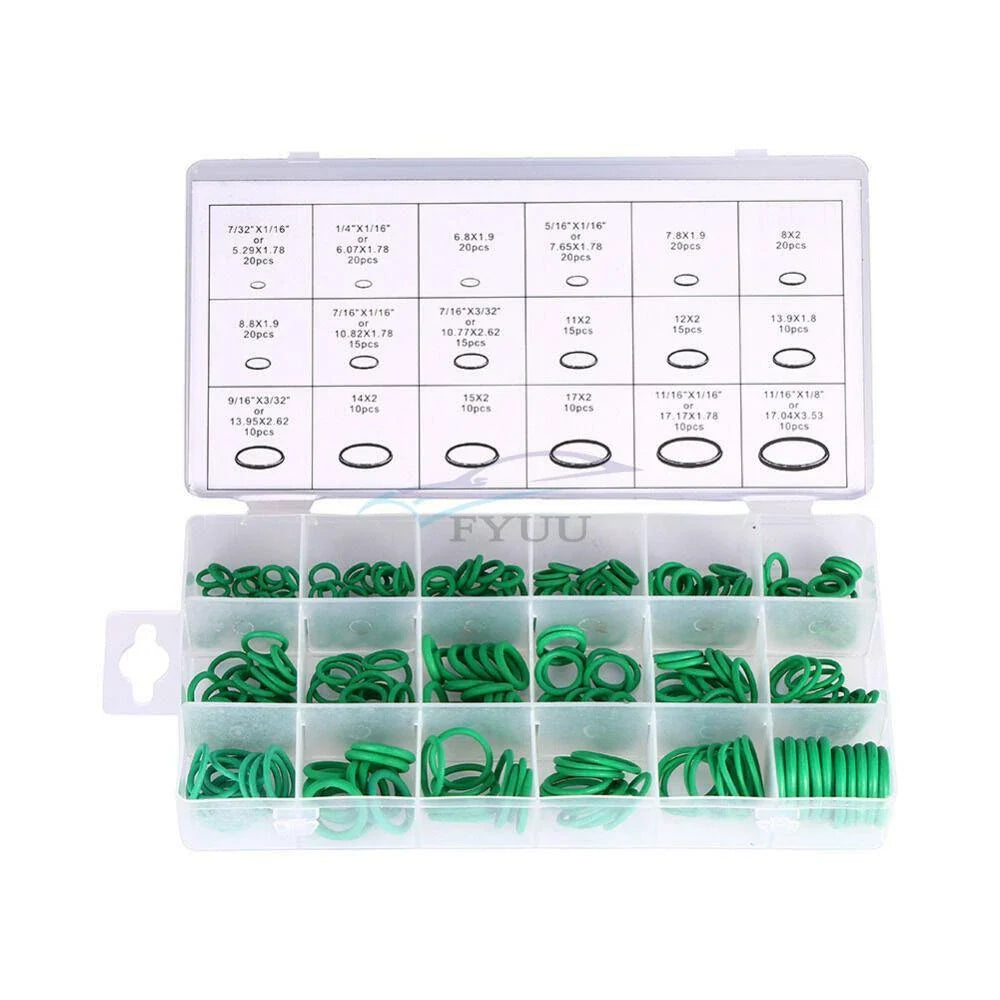 270Pcs A/C System HNBR O Ring Gasket Seals for Car (Various Years)