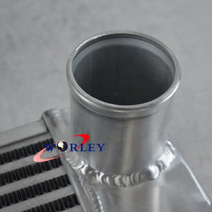 Universal V Mount Turbo Intercooler FMIC 25x12x3.5 2.75" Inlet Outlet