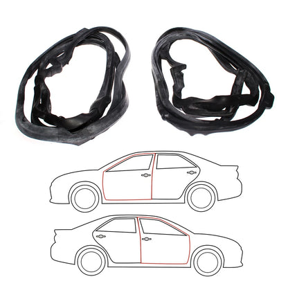 Front Door Weatherstrip Set for Mercedes-Benz W126 (1980–1991)