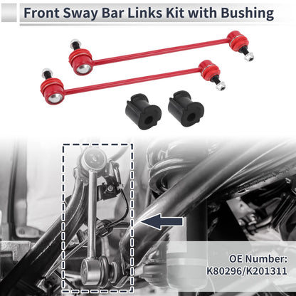 Front Stabilizer Bar Links with 2 Pcs Bushing for Mercury Mariner (2005–2007) No.K80296