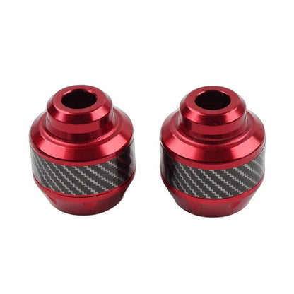 Red Front Fork Frame Sliders Crash Protection for Motorcycle