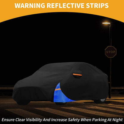 Car Cover Waterproof for VW ID.4 (2022–2024) 210D-PU Black Blue