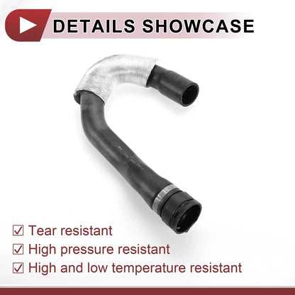 Radiator Coolant Hose 3.0L L6 for BMW 528i (2011) Rubber Black