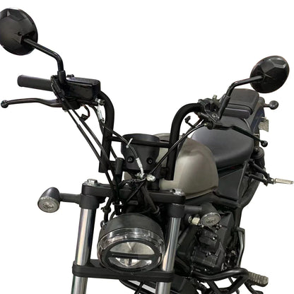 Black Ape Hanger Handlebar for Honda Rebel 300 CMX300 (2017-2024)
