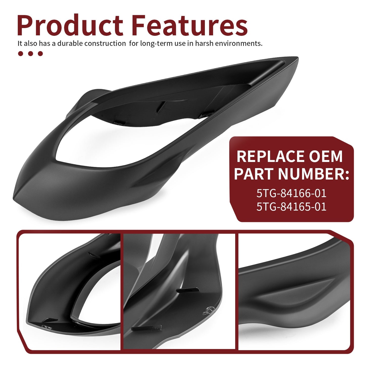 Headlight Covers for Yamaha YFZ 450 450R Raptor YFM 250 350 700 (2004–2024)